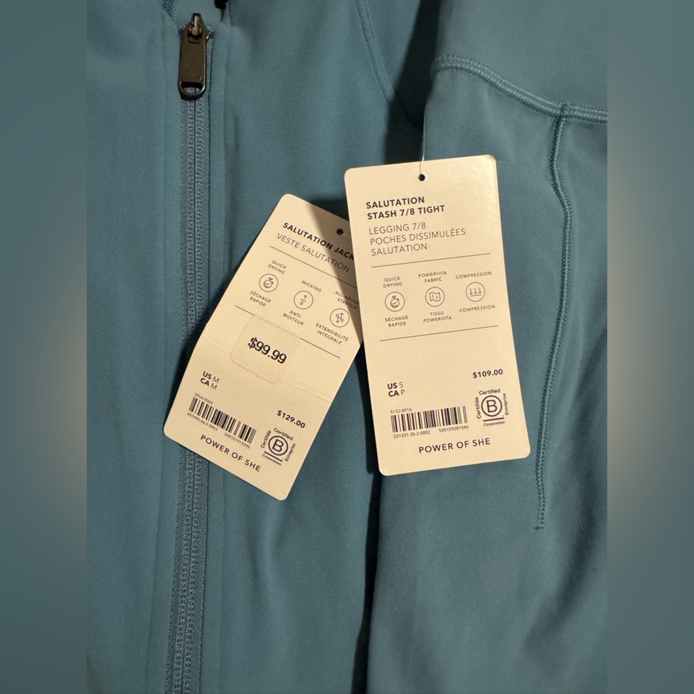 Athleta Salutation Activewear Set - Picture 3 of 6